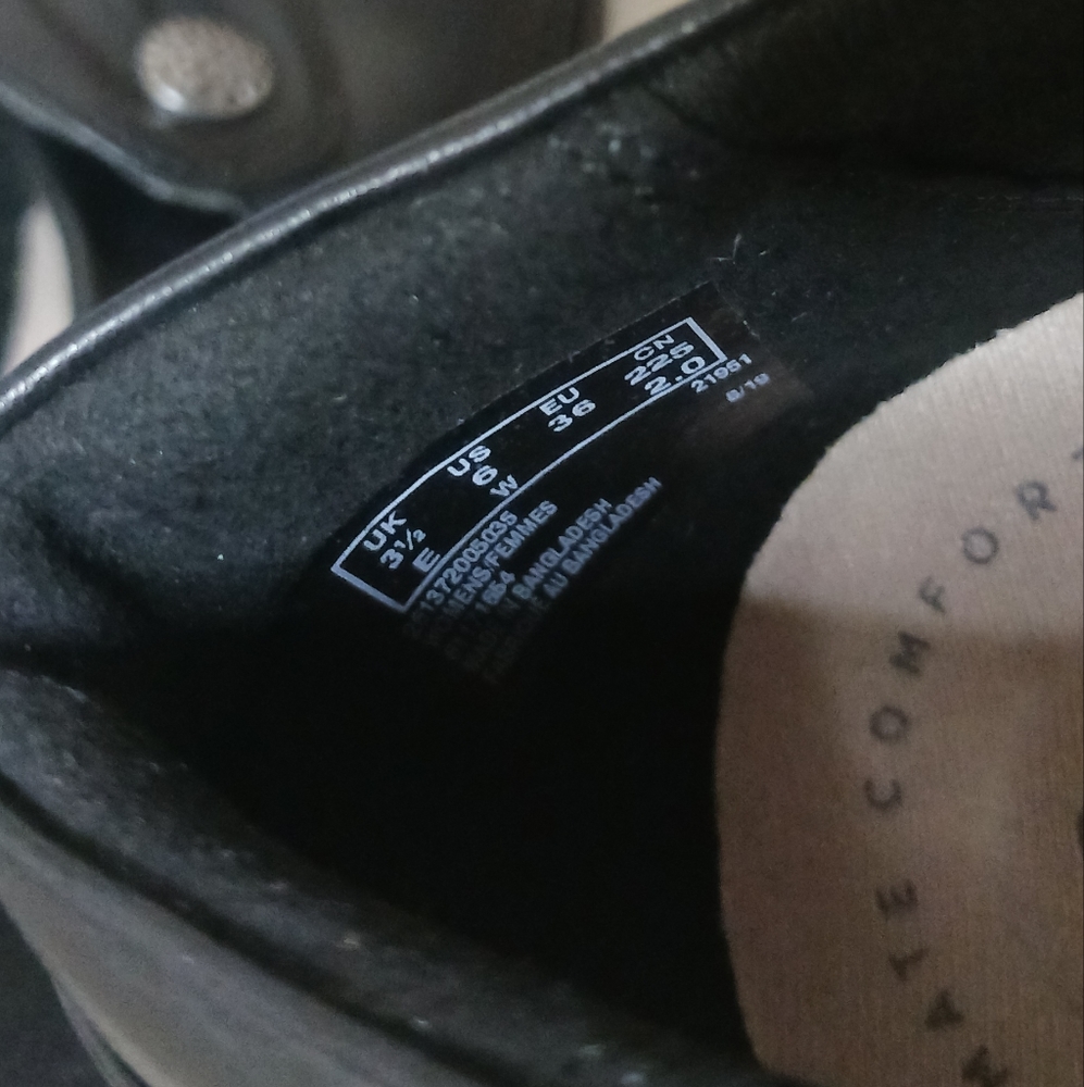 Clarks Hope Roxanne loafers black leather NWOT - Picture 4 of 8